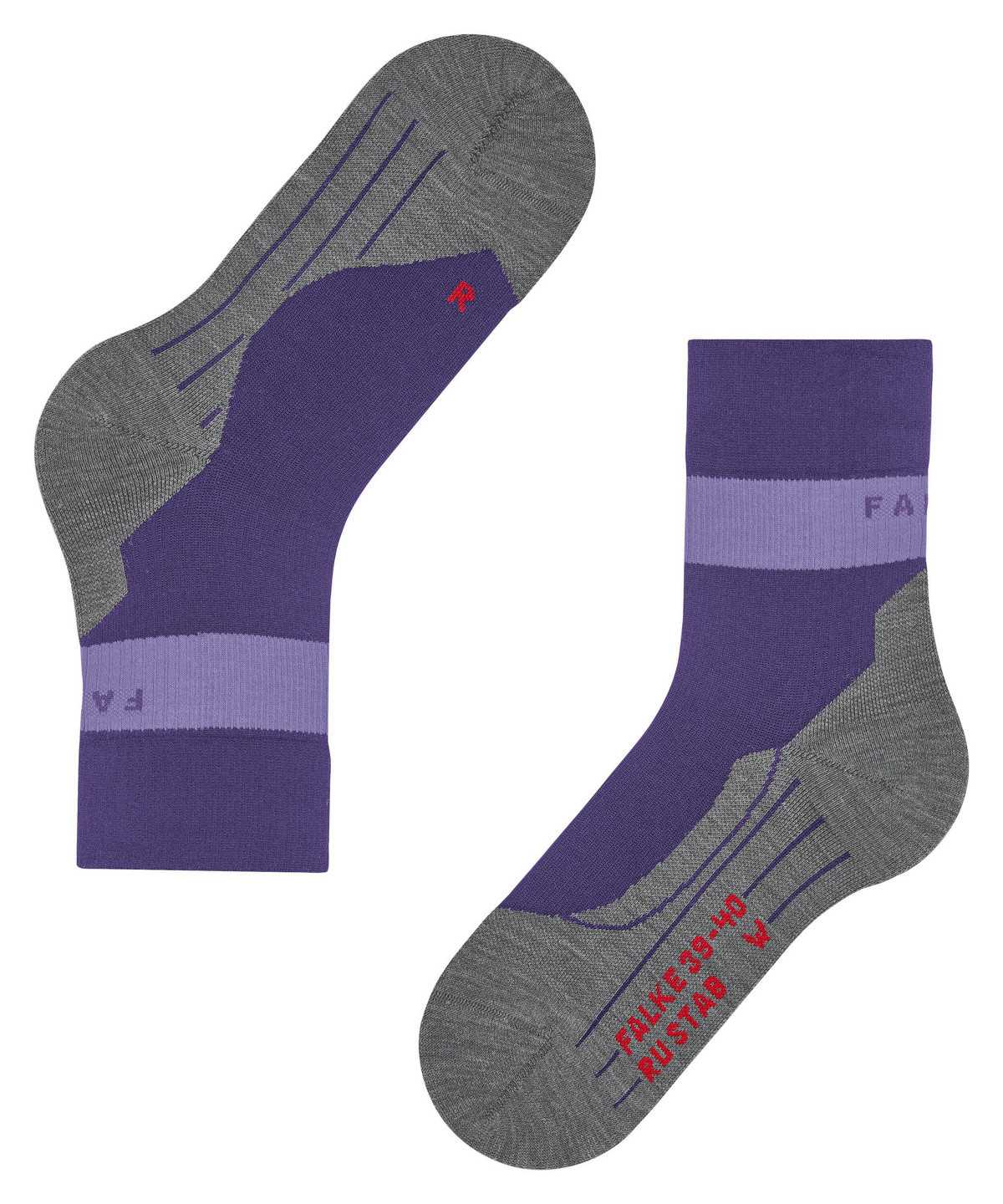 Dámské Sports Socks Falke RU Compression Stabilizing Running Socks Fialové | 0273RPTCJ