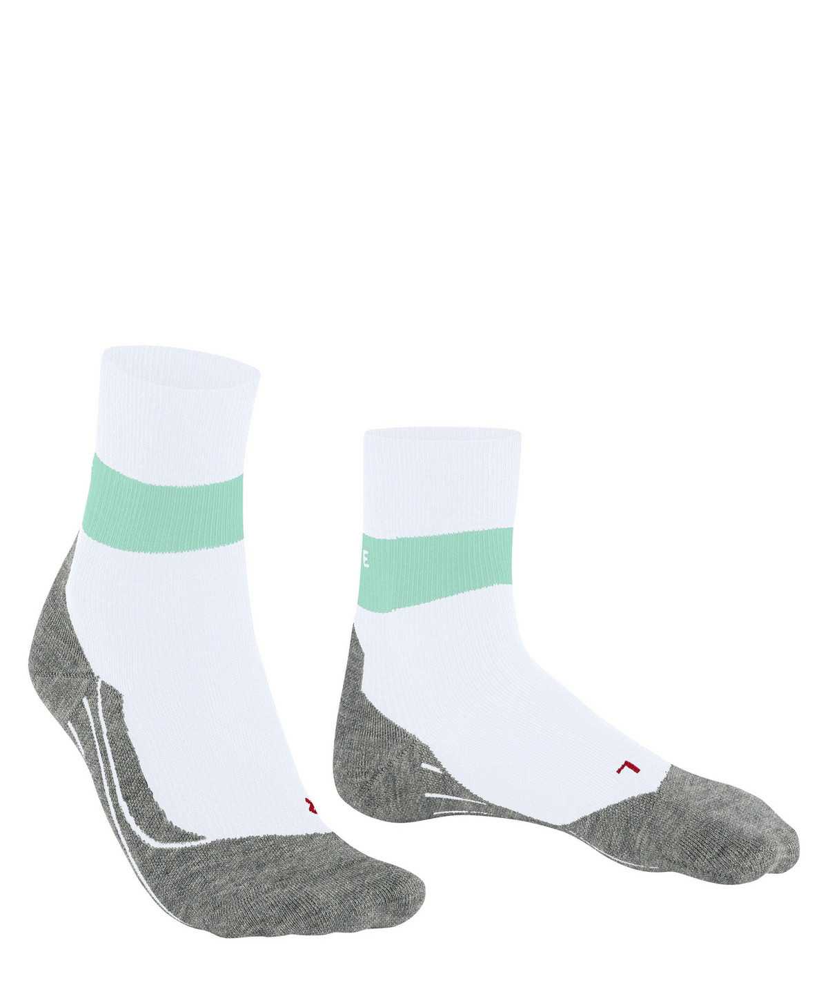 Dámské Sports Socks Falke RU Compression Stabilizing Running Socks Bílé | 5912XULCK