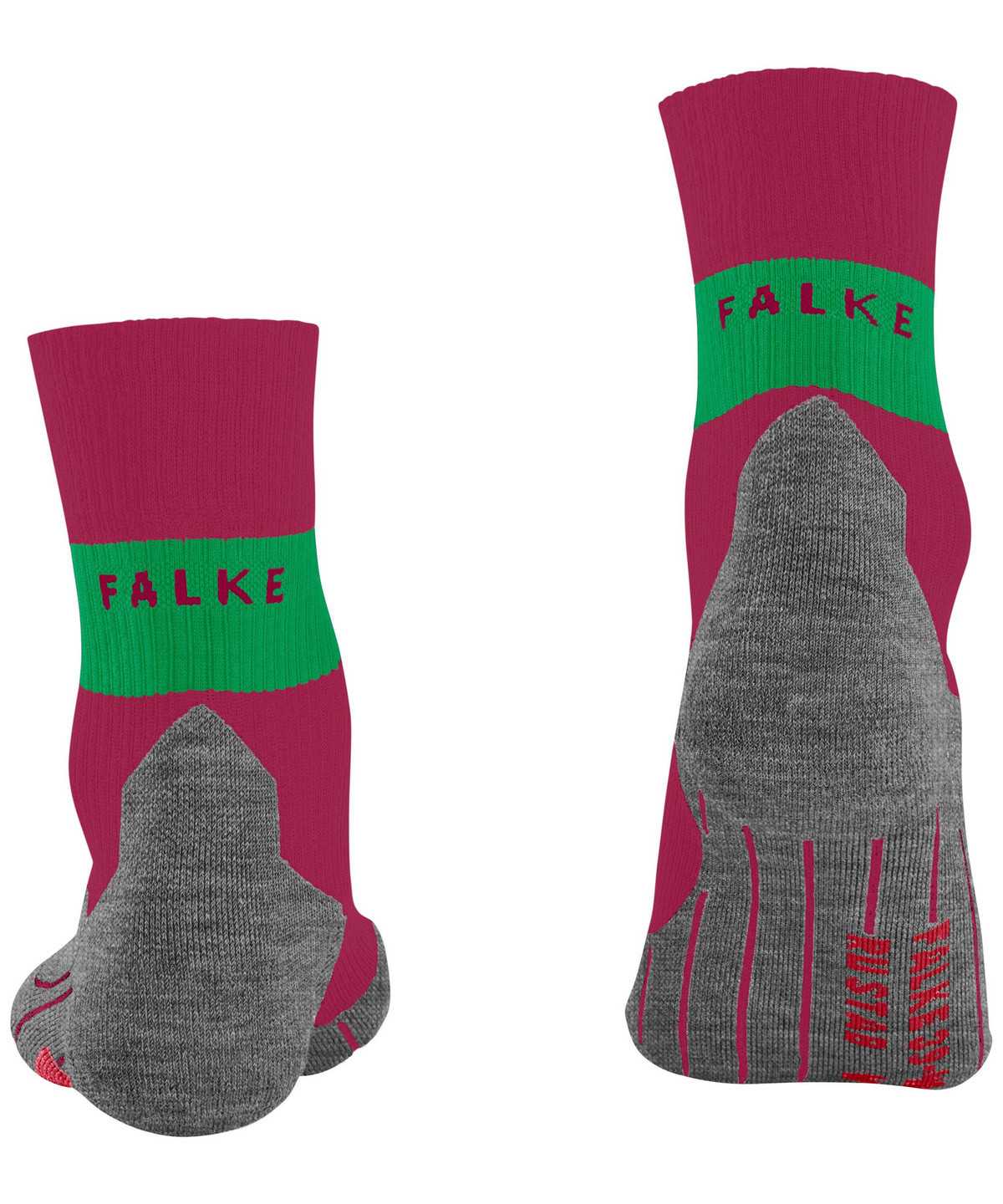 Dámské Sports Socks Falke RU Compression Stabilizing Running Socks Červené | 2965VHZNT