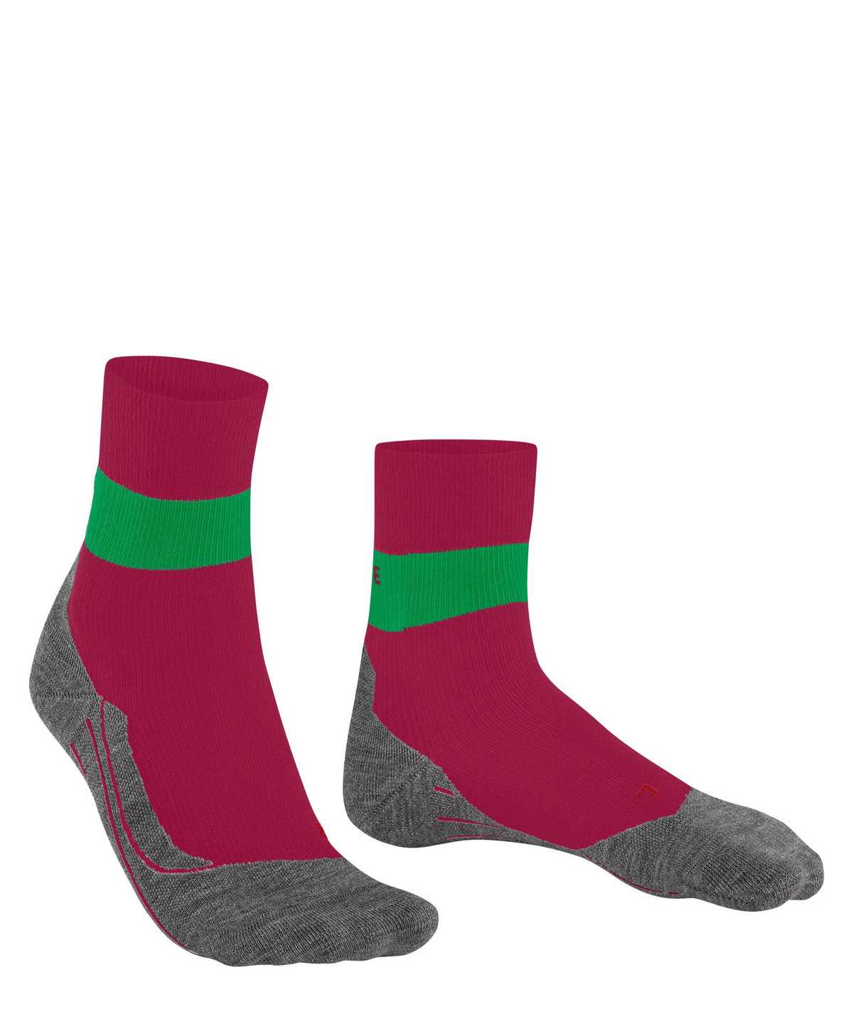 Dámské Sports Socks Falke RU Compression Stabilizing Running Socks Červené | 2965VHZNT