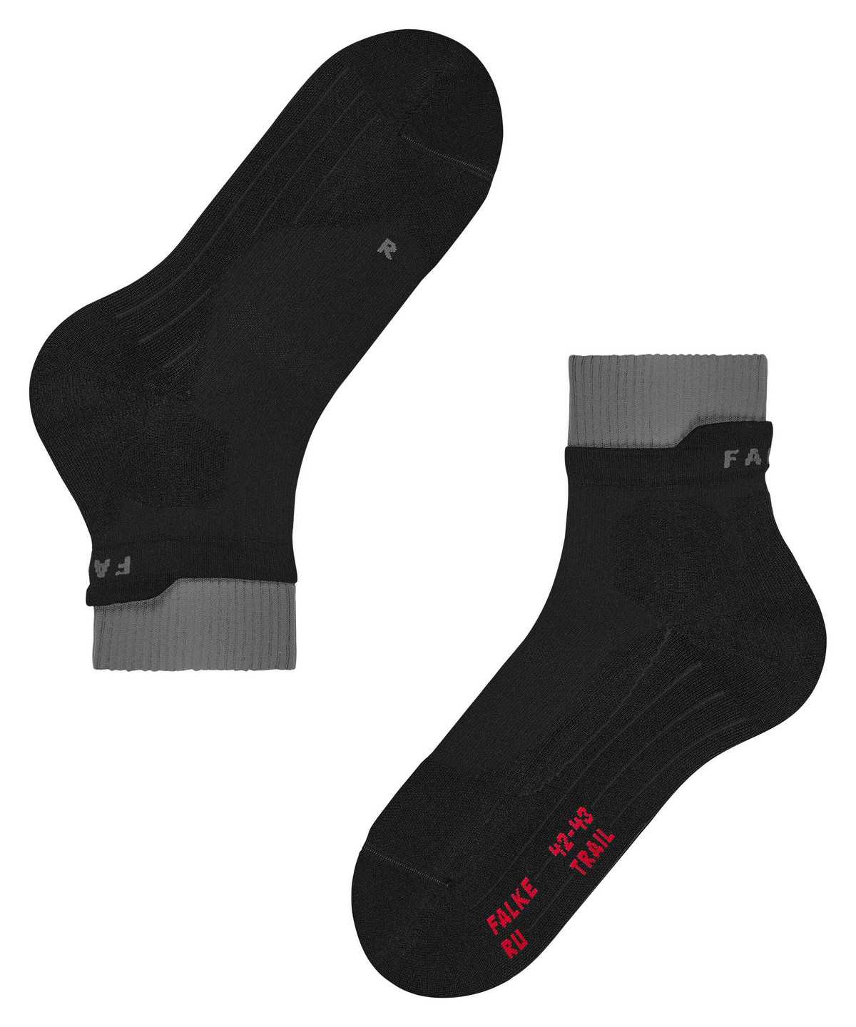 Dámské Sports Socks Falke RU Trail Running Socks Černé | 1206ILUYQ