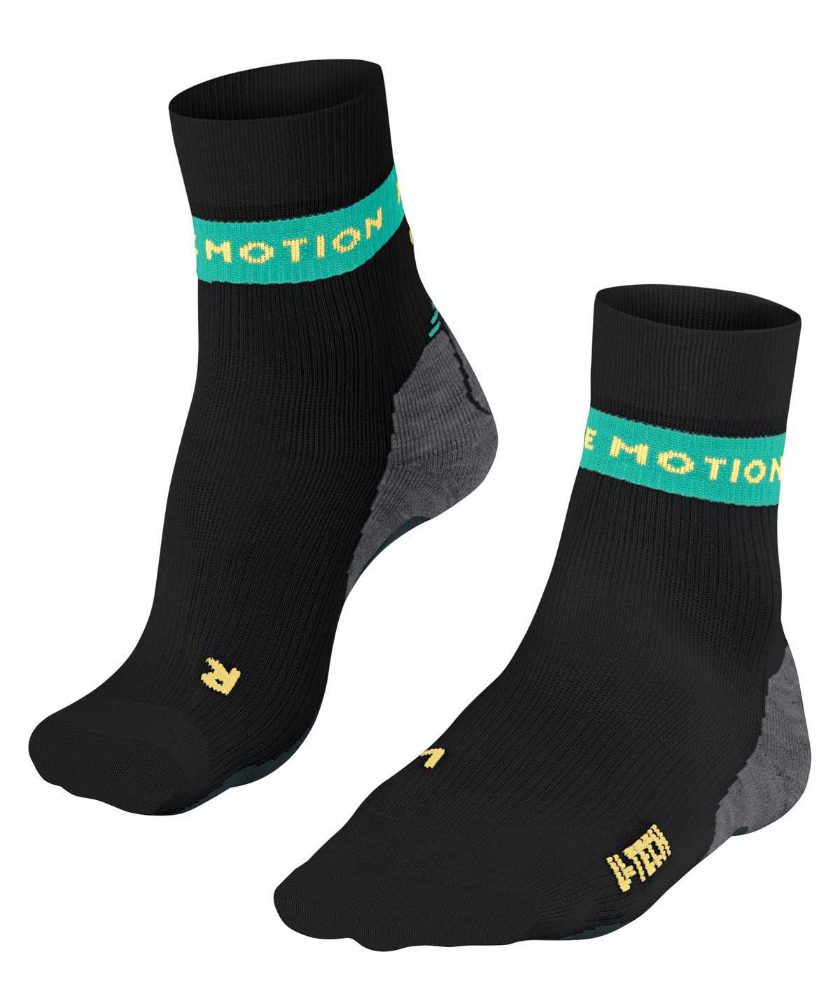 Dámské Sports Socks Falke RU True Motion Aion Running Socks Černé | 6950IRJHO