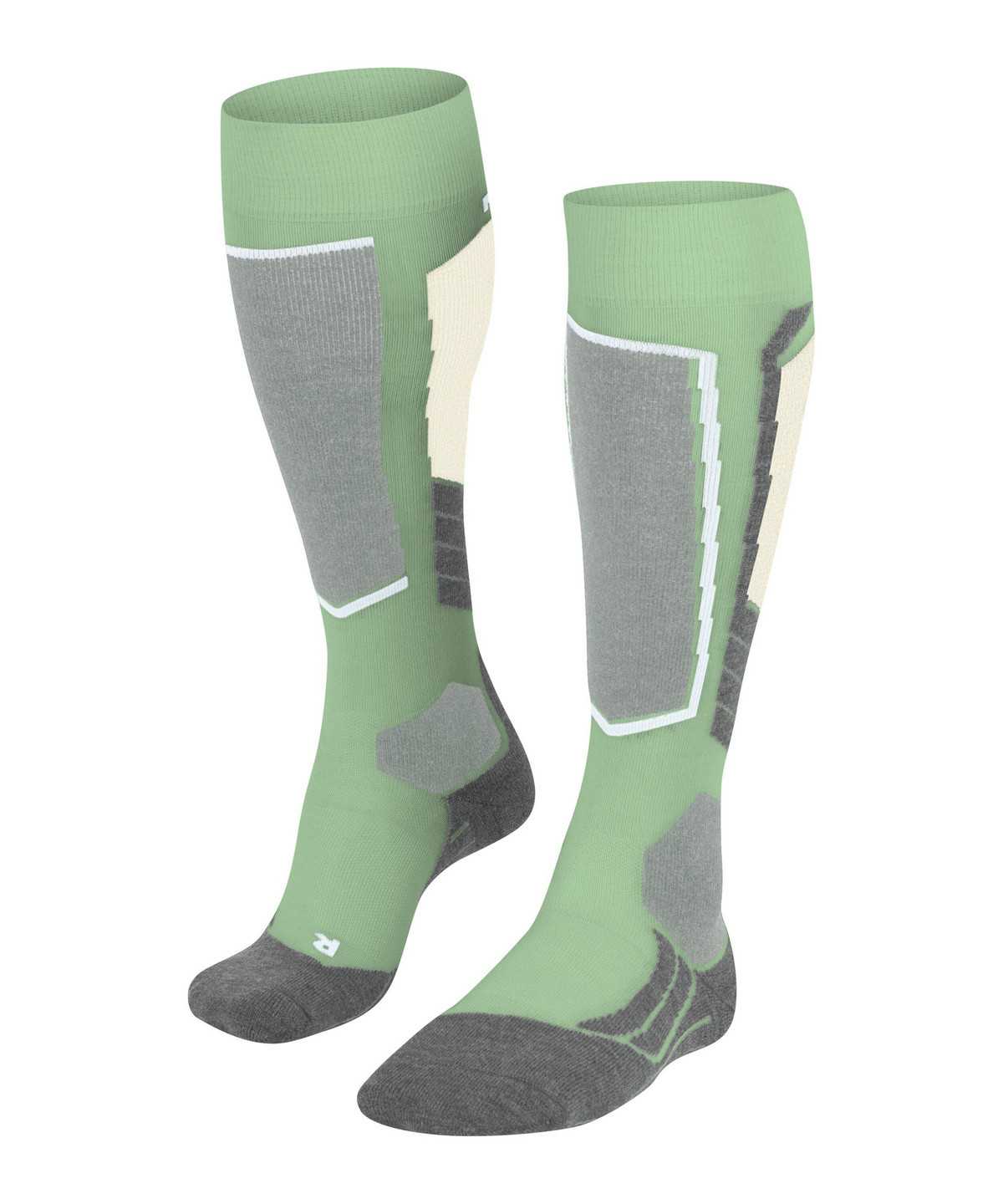 Dámské Sports Socks Falke SK2 Intermediate Wool Skiing Knee-high Socks Zelene | 1364JOTDQ