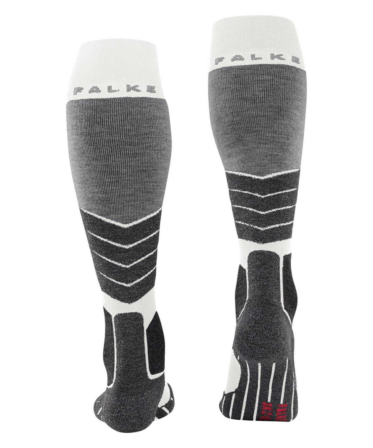 Dámské Sports Socks Falke SK2 Intermediate Vegan Skiing Knee-high Socks Bílé | 5891WAYOM