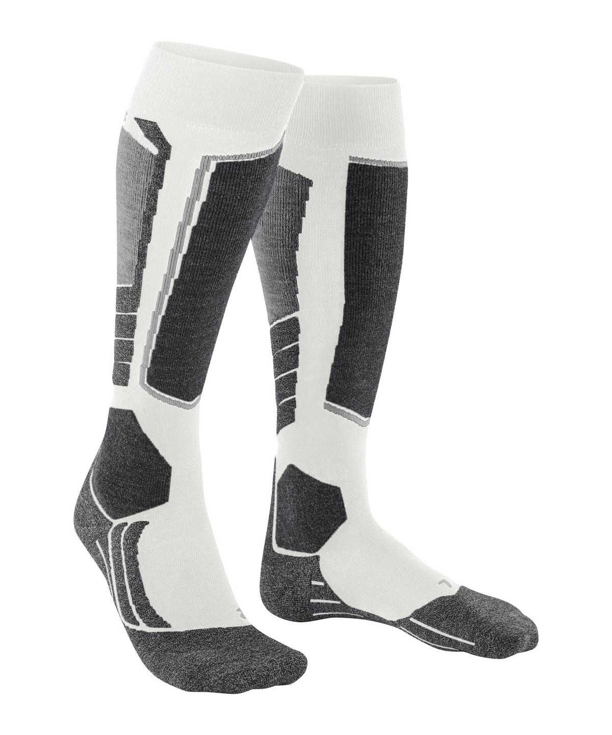 Dámské Sports Socks Falke SK2 Intermediate Vegan Skiing Knee-high Socks Bílé | 5891WAYOM