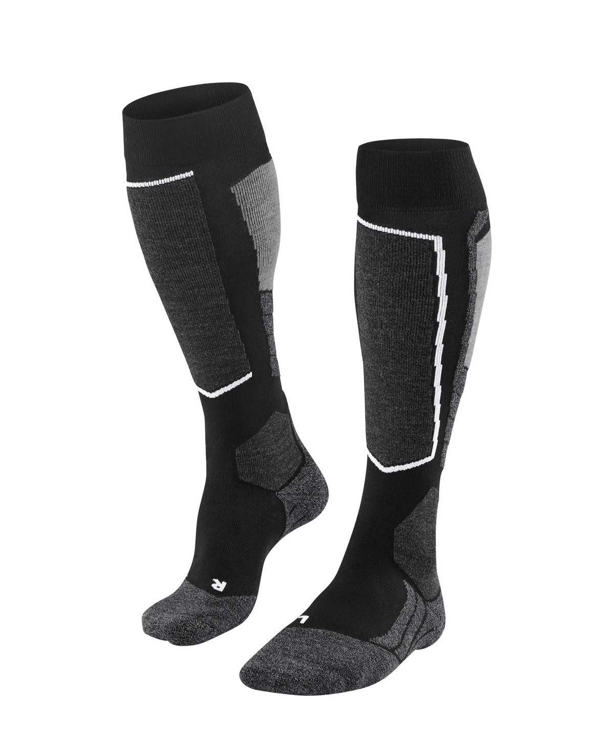 Dámské Sports Socks Falke SK2 Intermediate Vegan Skiing Knee-high Socks Černé | 5936IRJXT