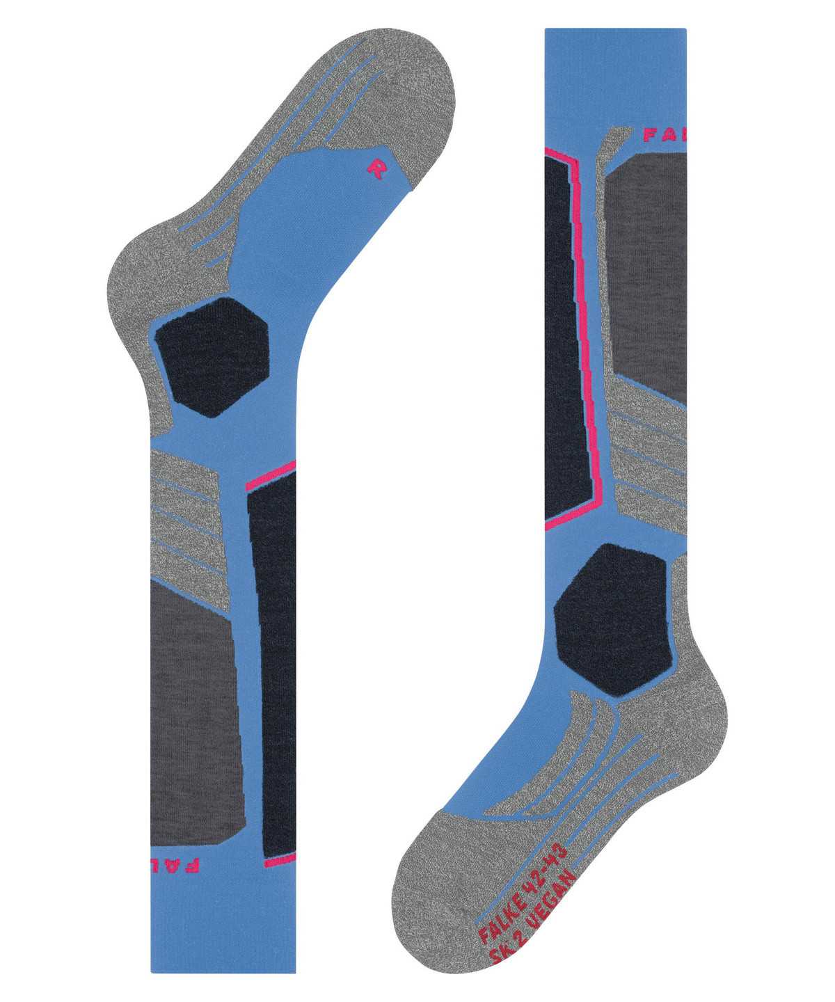 Dámské Sports Socks Falke SK2 Intermediate Vegan Skiing Knee-high Socks Blankyt | 8367SWNLF