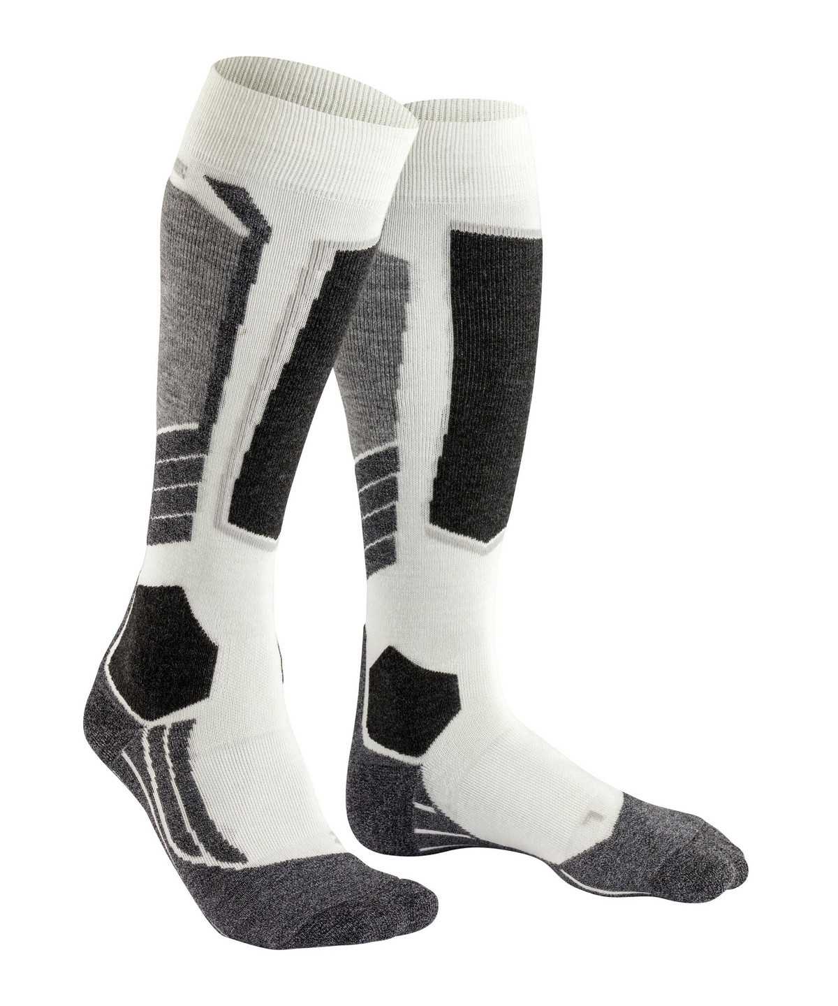 Dámské Sports Socks Falke SK2 Intermediate Skiing Knee-high Socks Bílé | 8153LUYNA