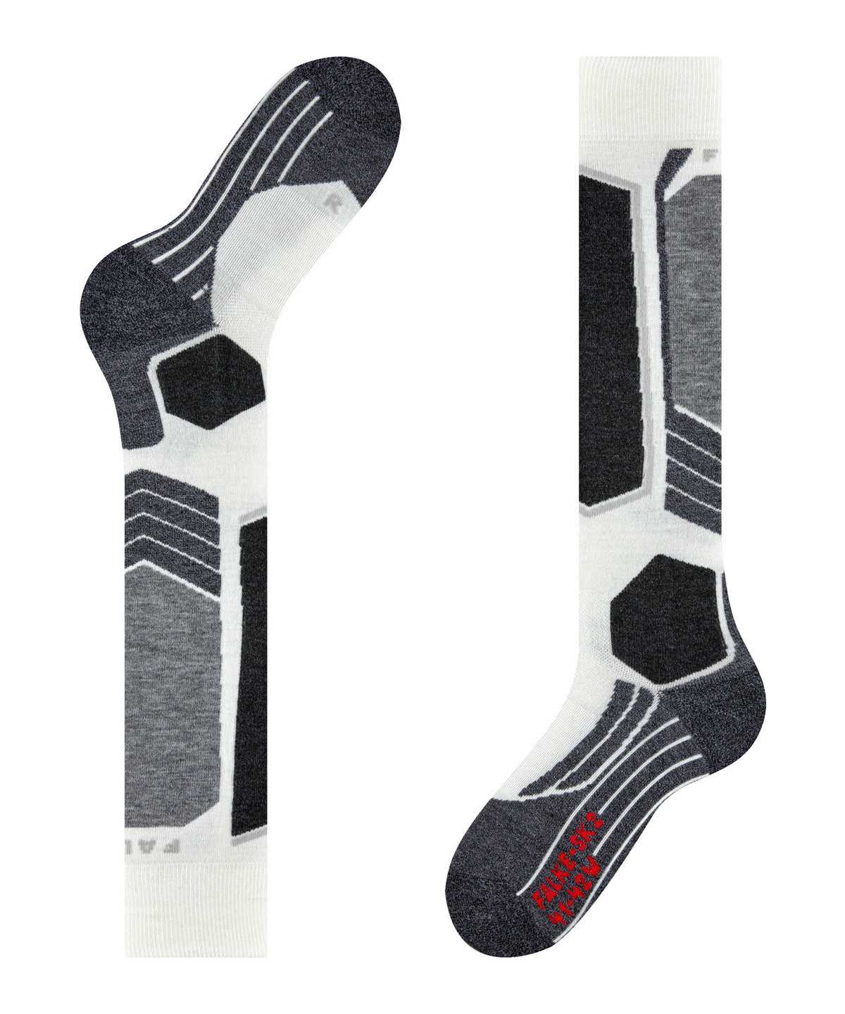 Dámské Sports Socks Falke SK2 Intermediate Skiing Knee-high Socks Bílé | 8153LUYNA