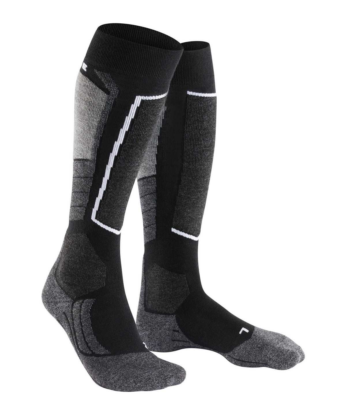 Dámské Sports Socks Falke SK2 Intermediate Skiing Knee-high Socks Černé | 3569GNDEJ