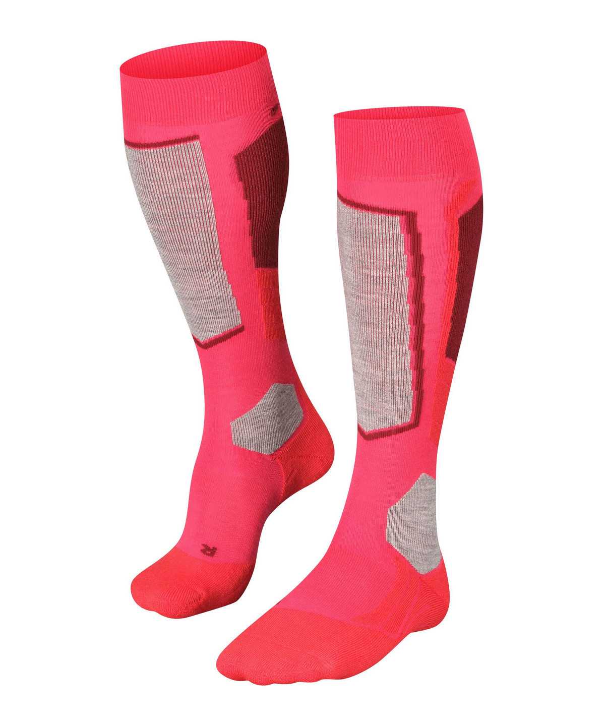 Dámské Sports Socks Falke SK2 Intermediate Skiing Knee-high Socks Červené | 6580ALDXM