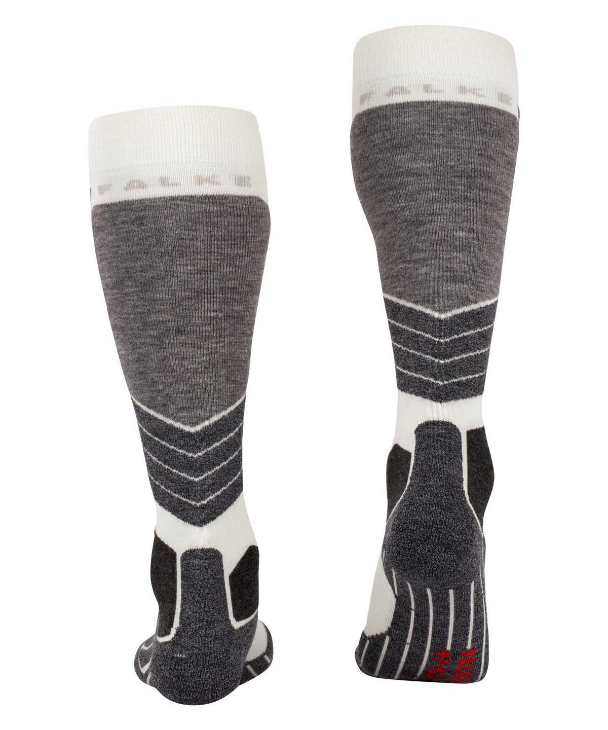 Dámské Sports Socks Falke SK2 Intermediate Skiing Knee-high Socks Bílé | 1480IKMHZ