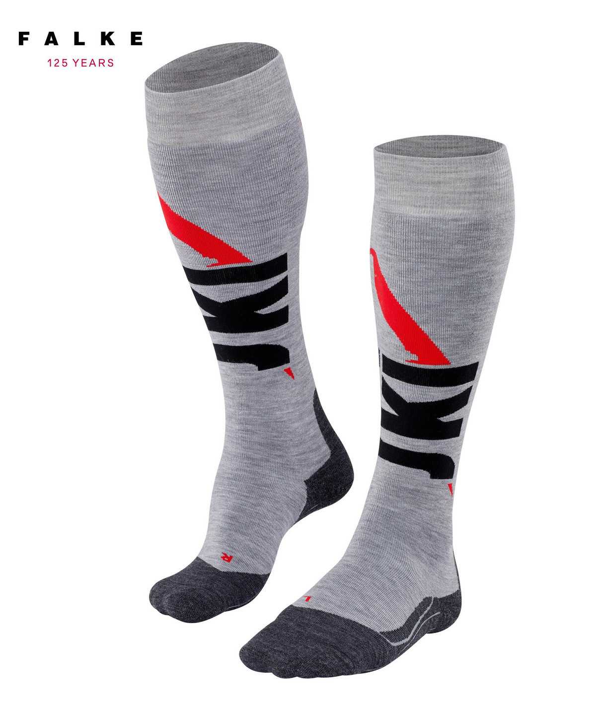 Dámské Sports Socks Falke SK4 125 Years Skiing Knee-high Socks Šedé | 6439QIORZ