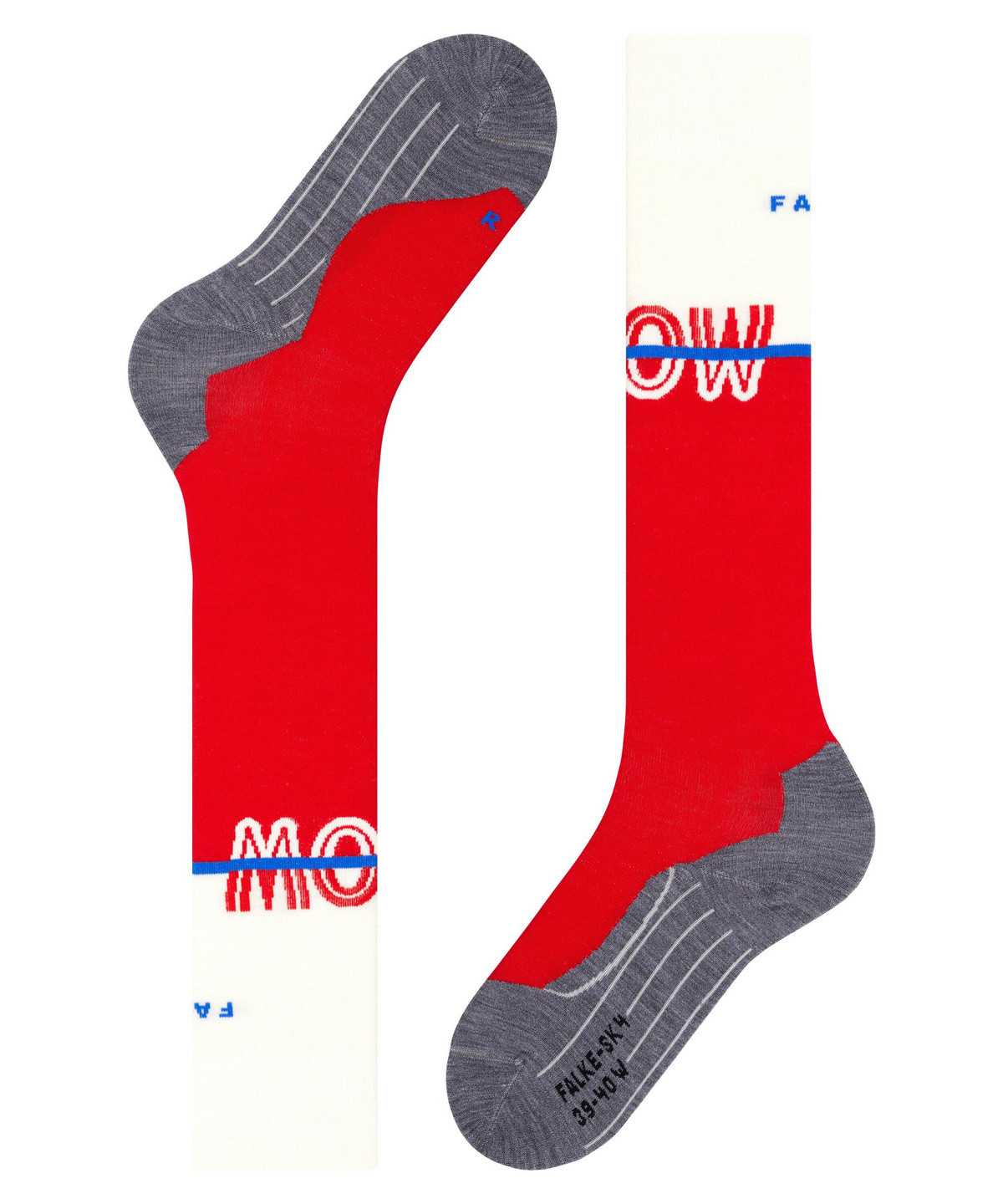 Dámské Sports Socks Falke SK4 Advanced Skiing Knee-high Socks Červené | 0928JCMGQ