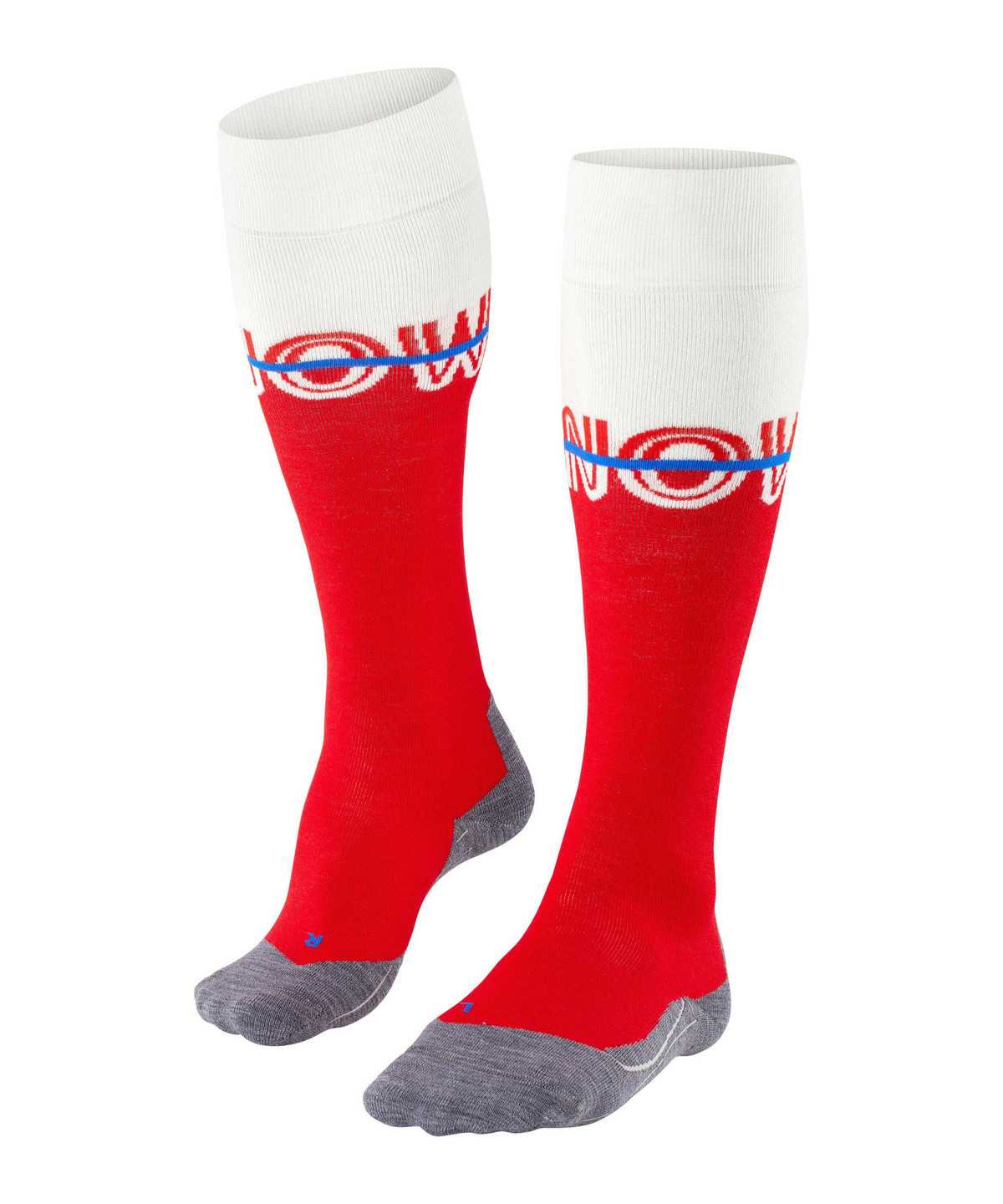 Dámské Sports Socks Falke SK4 Advanced Skiing Knee-high Socks Červené | 0928JCMGQ