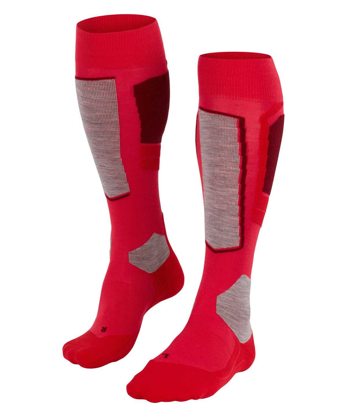 Dámské Sports Socks Falke SK4 Advanced Skiing Knee-high Socks Červené | 0172WCDUQ