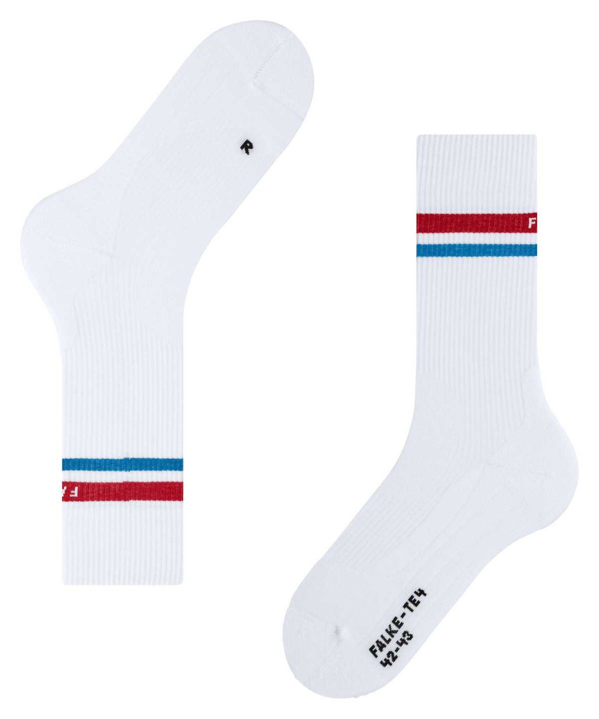 Dámské Sports Socks Falke TE4 Classic Tennis Socks Bílé | 9648XBPNY