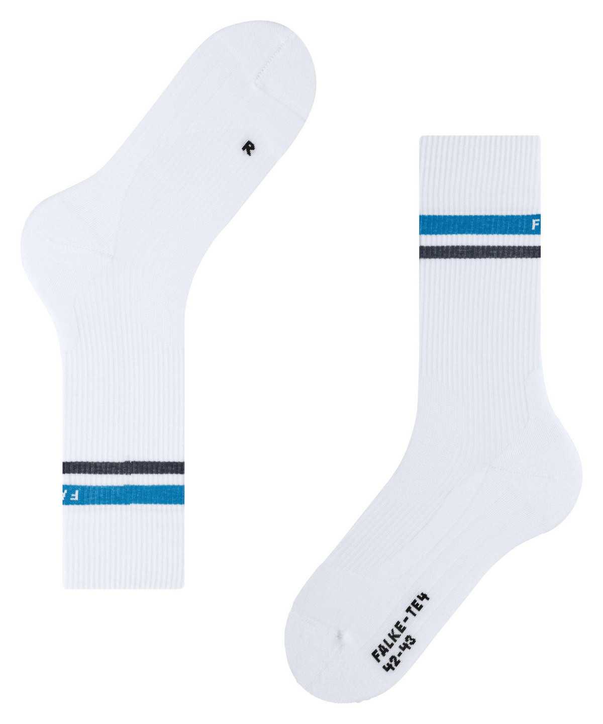 Dámské Sports Socks Falke TE4 Classic Tennis Socks Bílé | 4073ORAHL