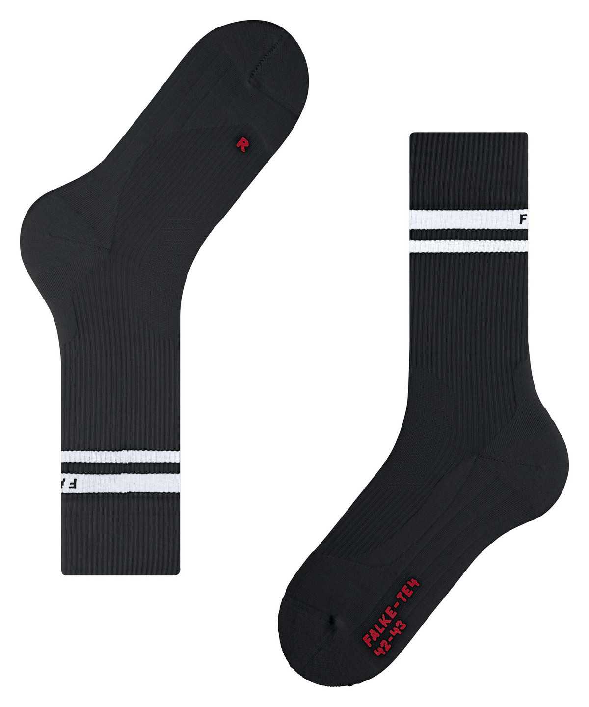 Dámské Sports Socks Falke TE4 Classic Tennis Socks Černé | 8492ZBPGY