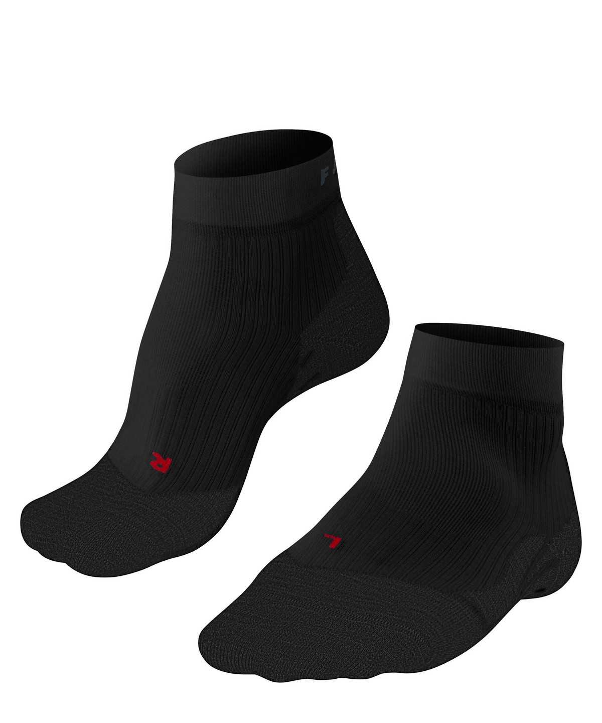 Dámské Sports Socks Falke TE4 Short Tennis Short sock Černé | 3250VDNGT