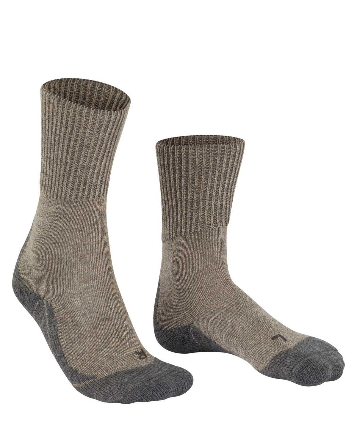 Dámské Sports Socks Falke TK1 Adventure Wool Trekking Socks Béžový | 6147AQLOF