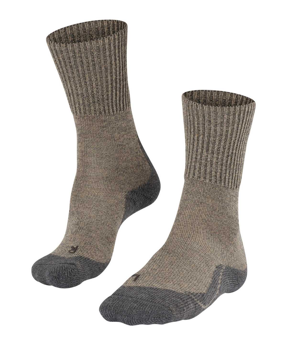 Dámské Sports Socks Falke TK1 Adventure Wool Trekking Socks Béžový | 6147AQLOF