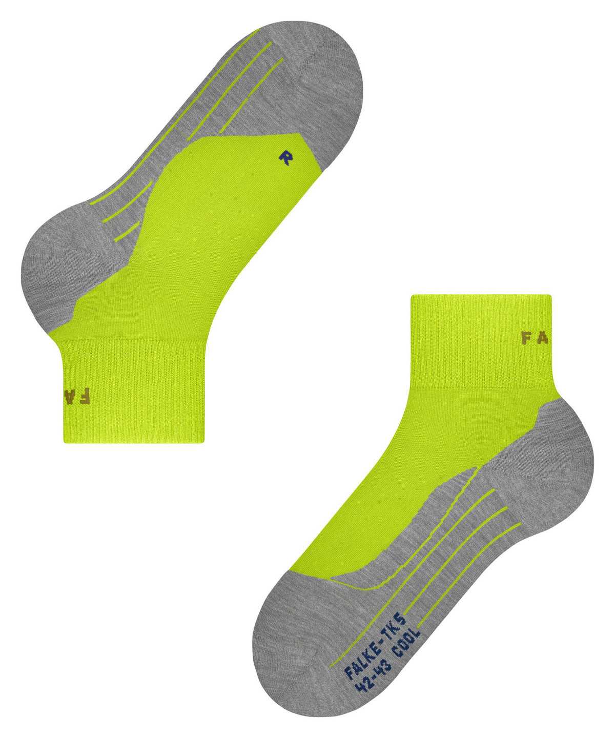 Dámské Sports Socks Falke TK5 Wander Cool Short Trekking Short sock Zelene | 1905QCGZD