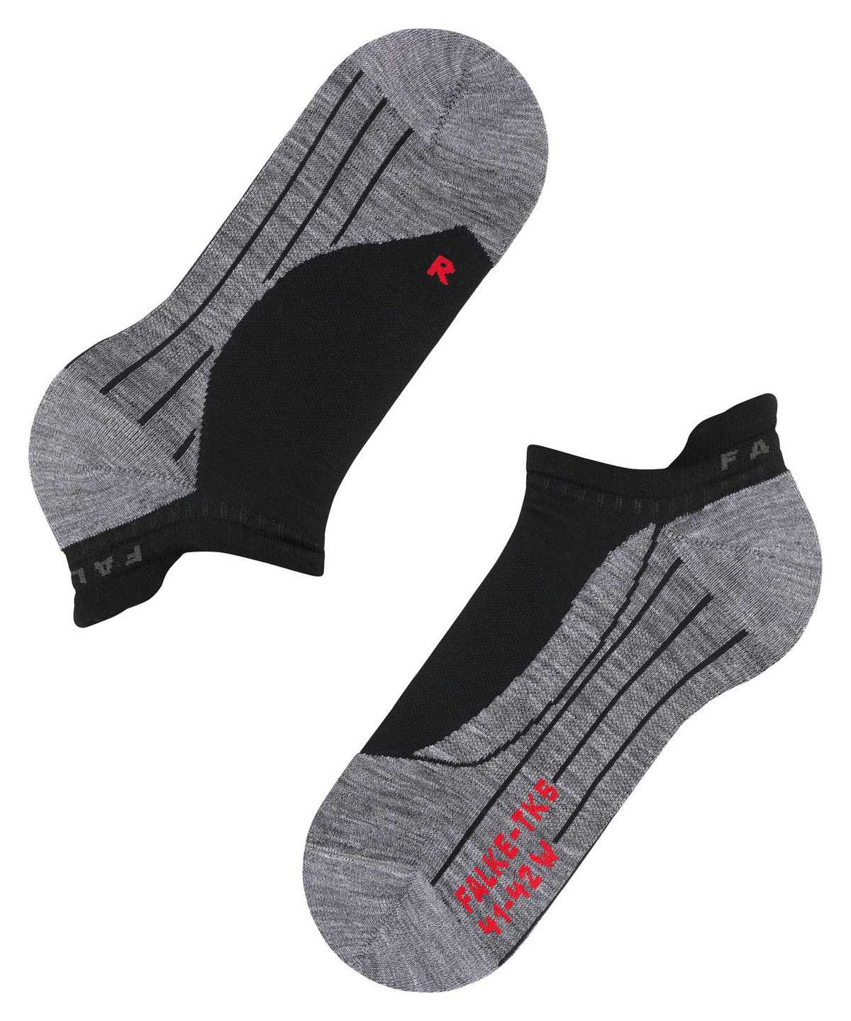 Dámské Sports Socks Falke TK5 Wander Invisible Trekking Invisibles Černé | 2754ALKYI