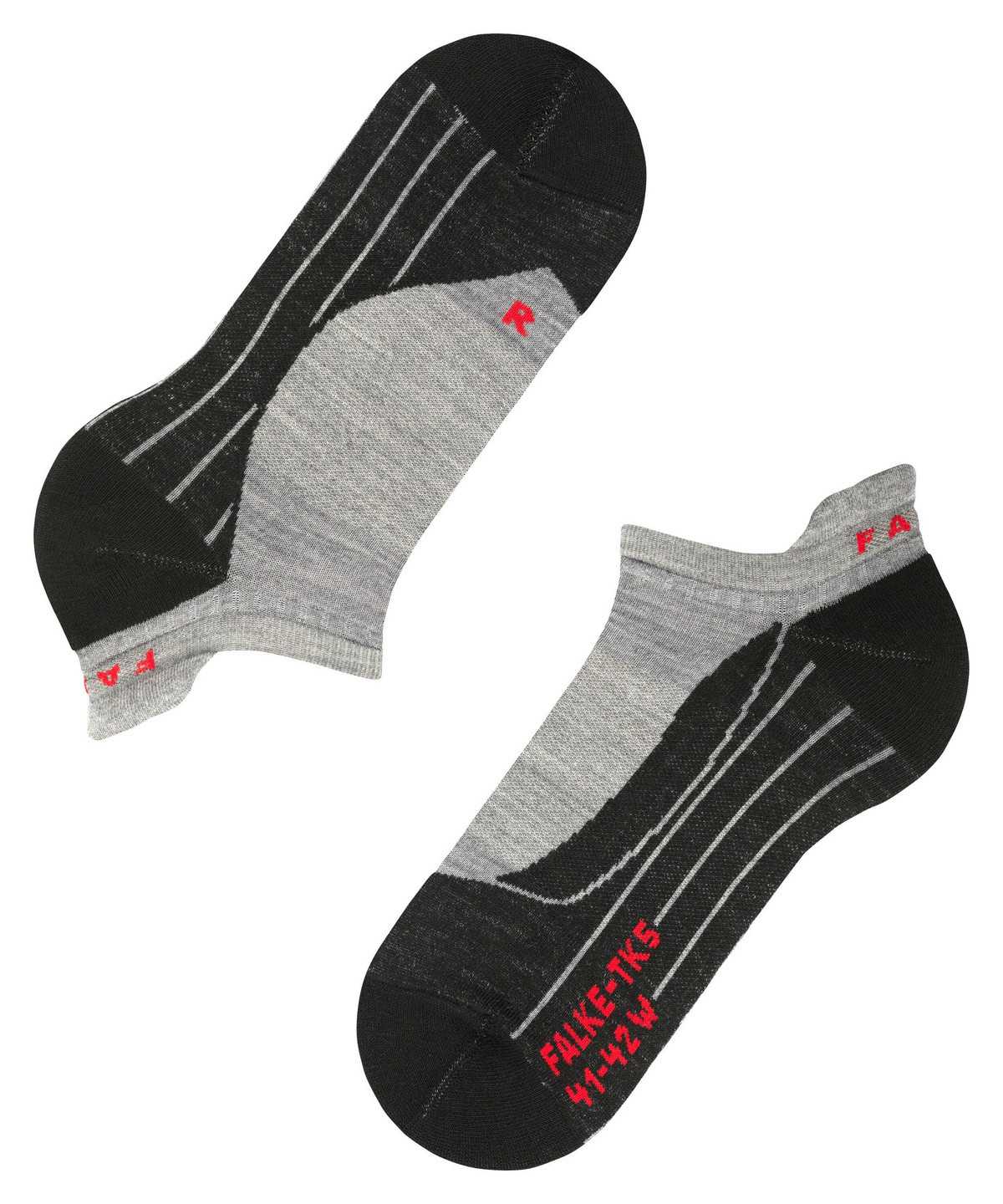 Dámské Sports Socks Falke TK5 Wander Invisible Trekking Invisibles Šedé | 0143KRGAE