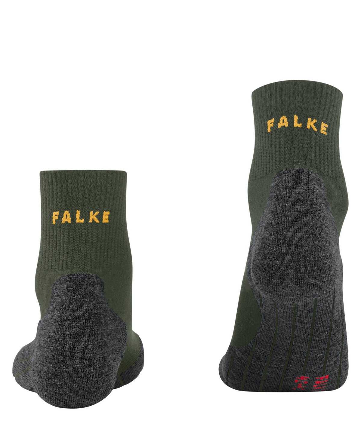 Dámské Sports Socks Falke TK5 Wander Wool Short Trekking Short sock Zelene | 7932ENKJX