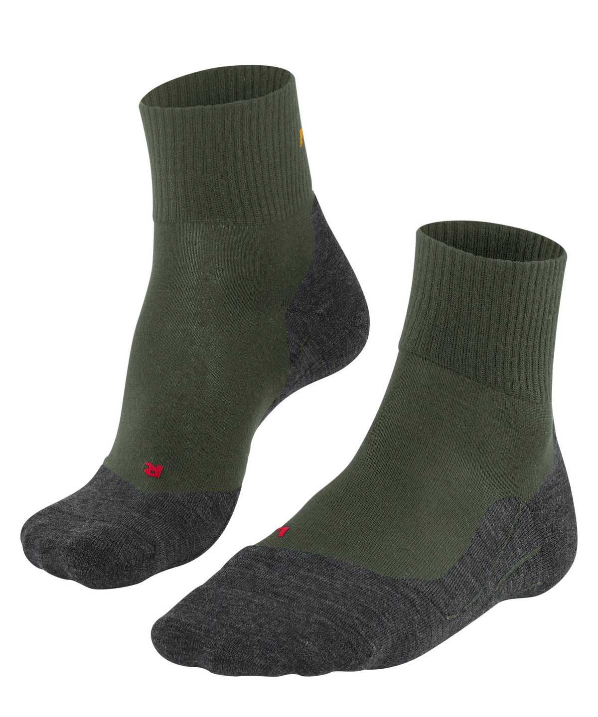 Dámské Sports Socks Falke TK5 Wander Wool Short Trekking Short sock Zelene | 7932ENKJX