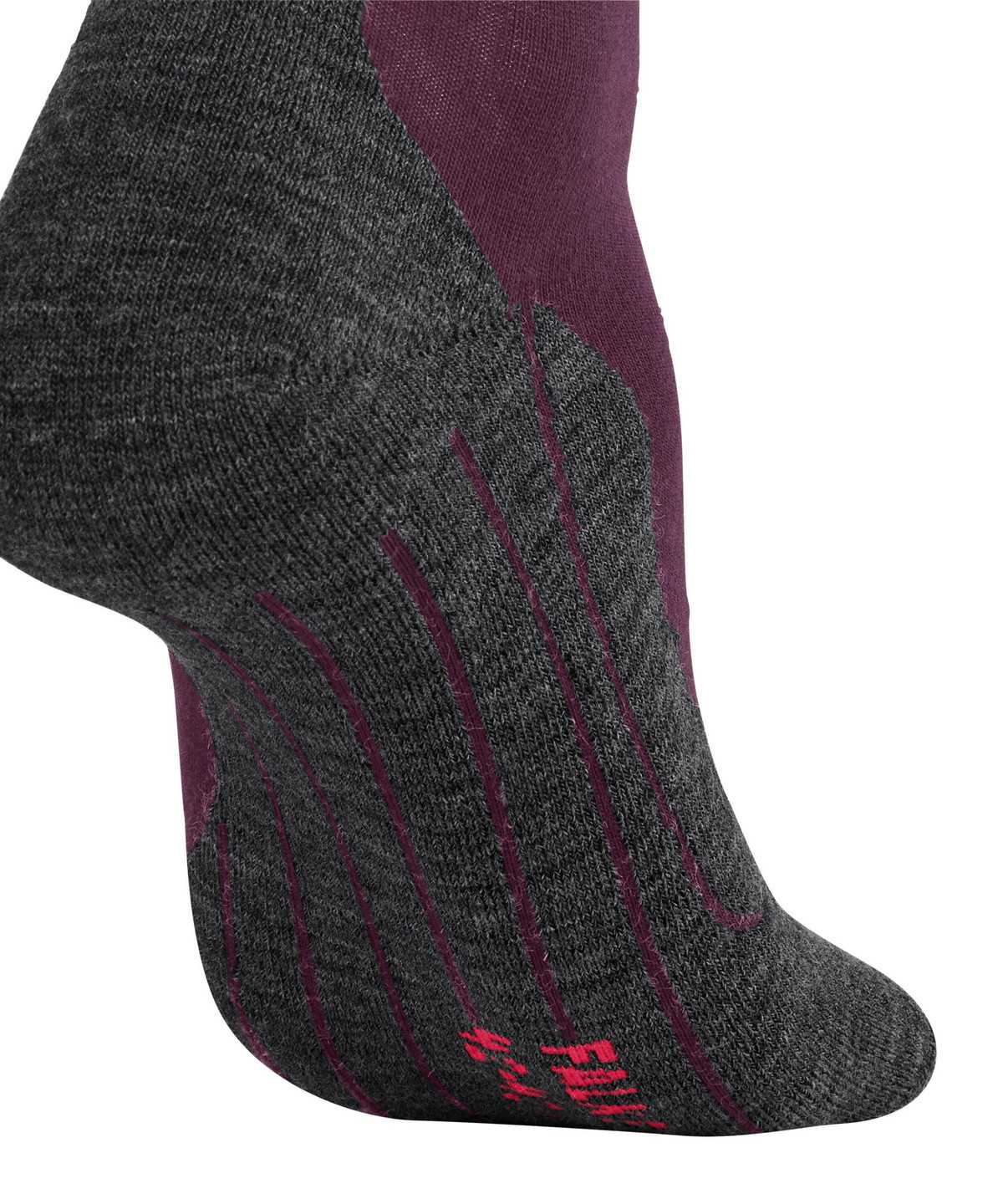 Dámské Sports Socks Falke TK5 Wander Wool Short Trekking Short sock Červené | 4285OQILH