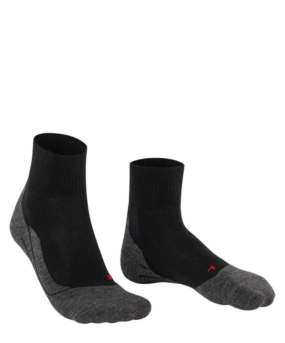 Dámské Sports Socks Falke TK5 Wander Wool Short Trekking Short sock Černé | 9527BYVIX