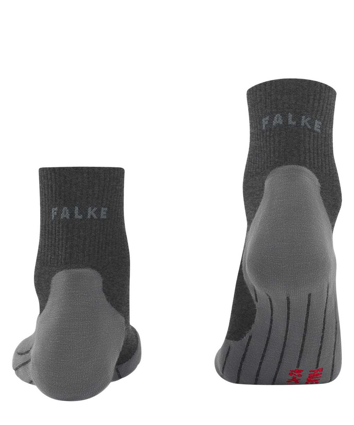 Dámské Sports Socks Falke TK5 Wander Wool Short Trekking Short sock Šedé | 1968YFSDT