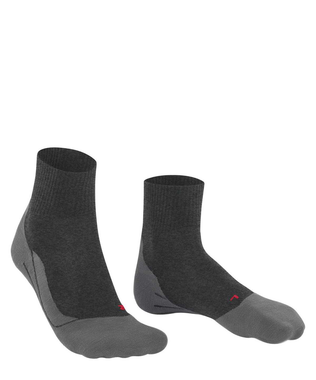 Dámské Sports Socks Falke TK5 Wander Wool Short Trekking Short sock Šedé | 1968YFSDT