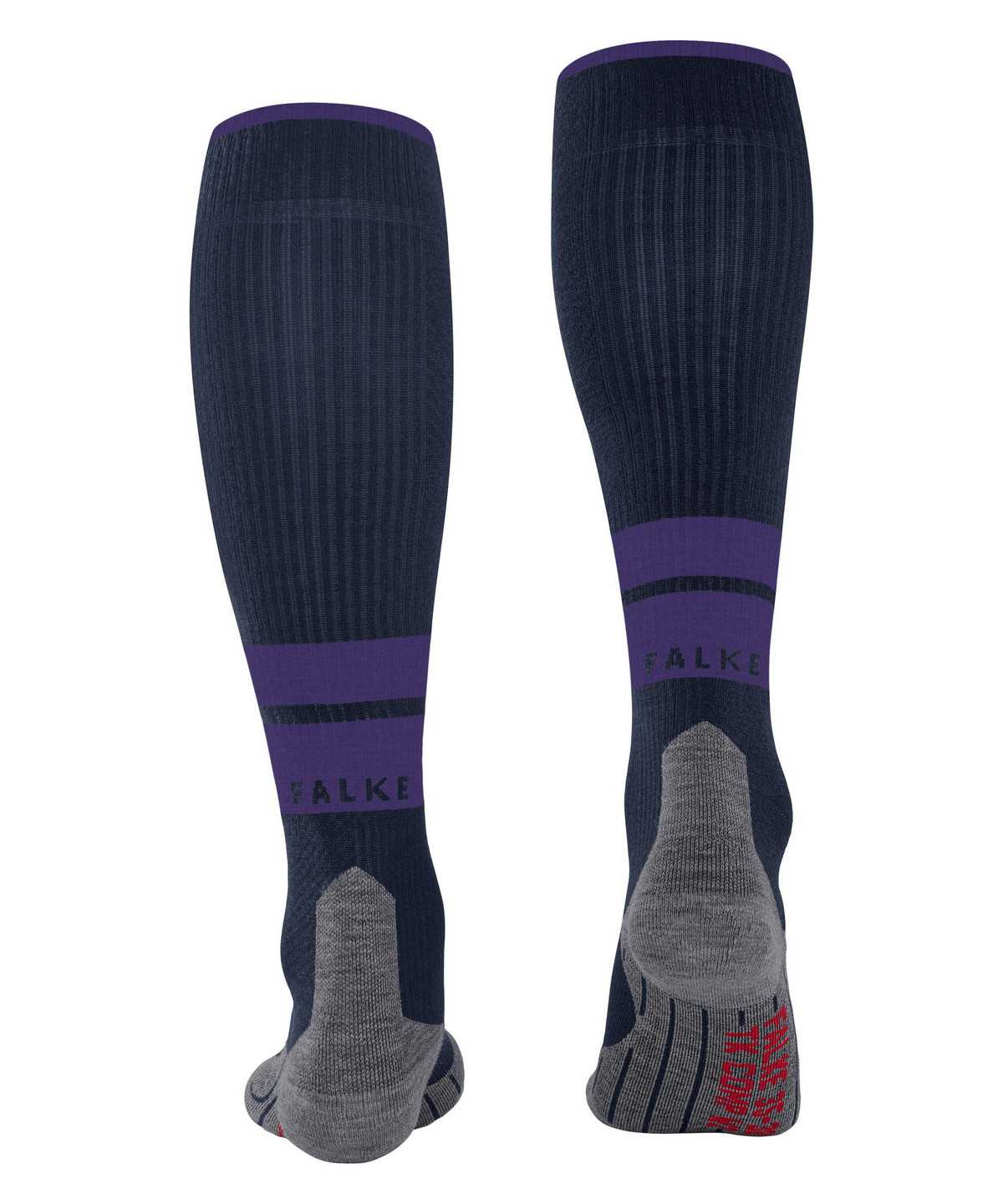 Dámské Sports Socks Falke TK Compression Energy Trekking Knee-high Socks Blankyt | 9028MRKYV