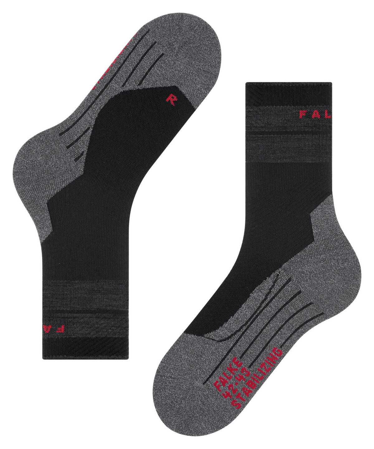 Dámské Sports Socks Falke TK Stabilizing Trekking Socks Černé | 2467ZRTMS