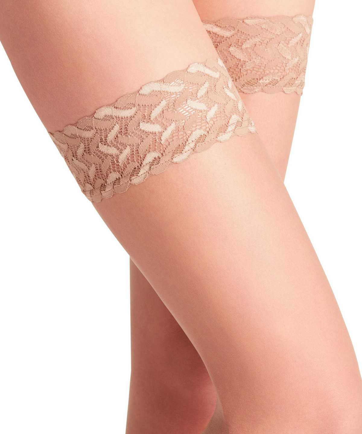 Dámské Thigh Highs Falke Shelina 12 DEN Stay-ups Béžový | 2901CIKFH