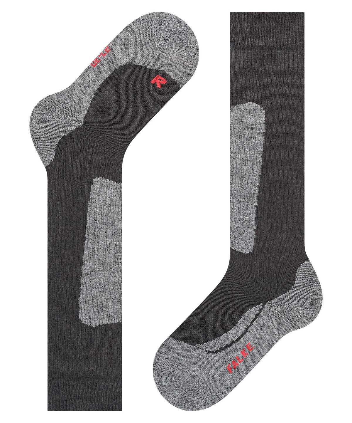 Dětské Ponožky Falke Active Ski Knee-high Socks Černé | 9503JIQVW