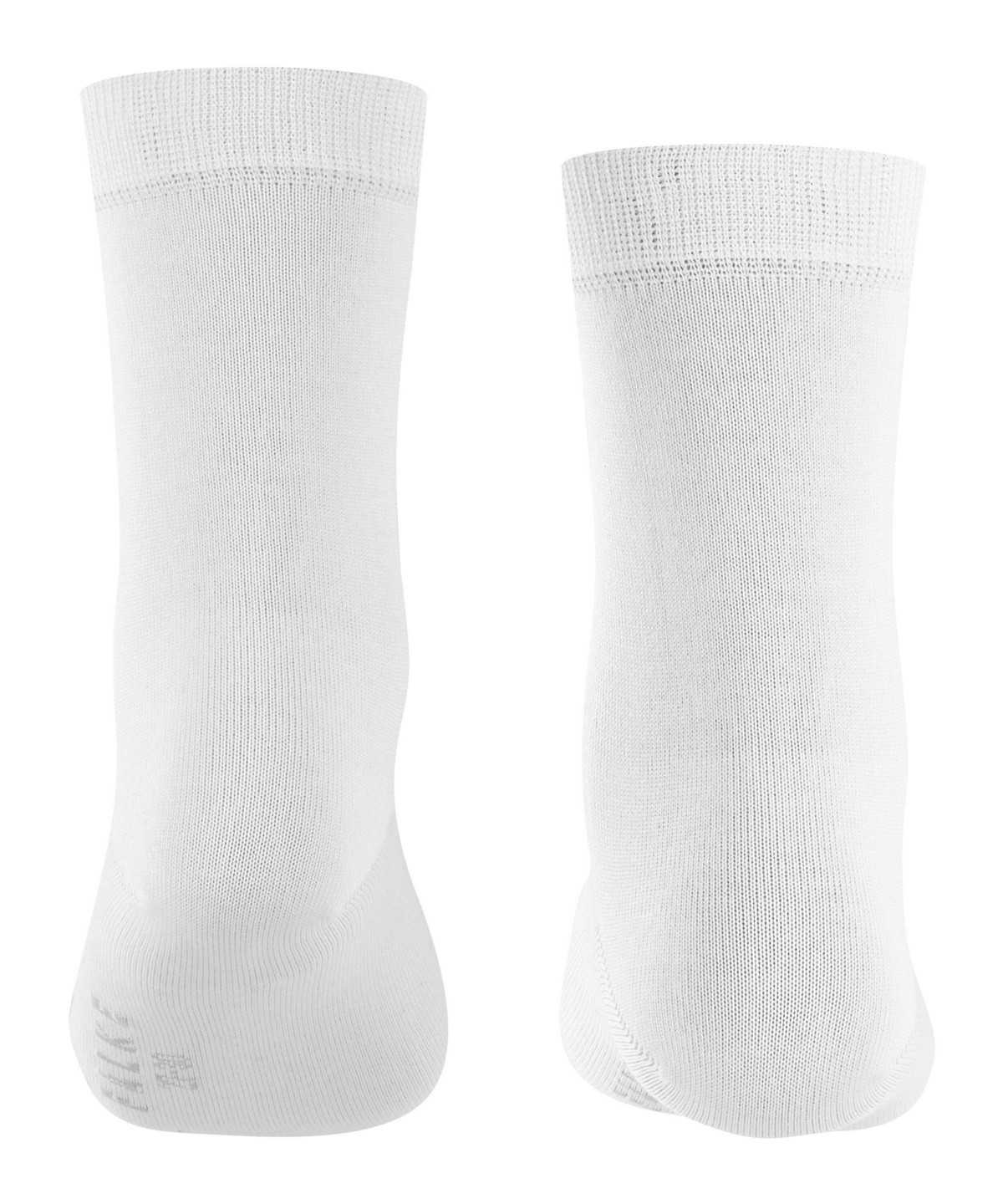 Dětské Ponožky Falke Cotton Finesse Socks Bílé | 4708LUWRJ