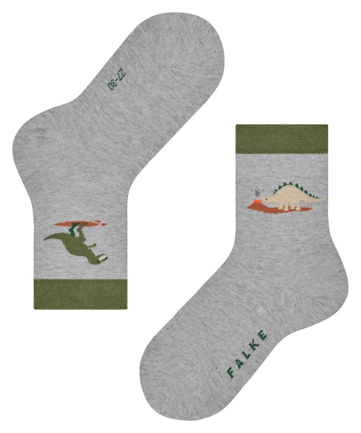 Dětské Ponožky Falke Dinosaurs Socks Šedé | 7894BFVTI