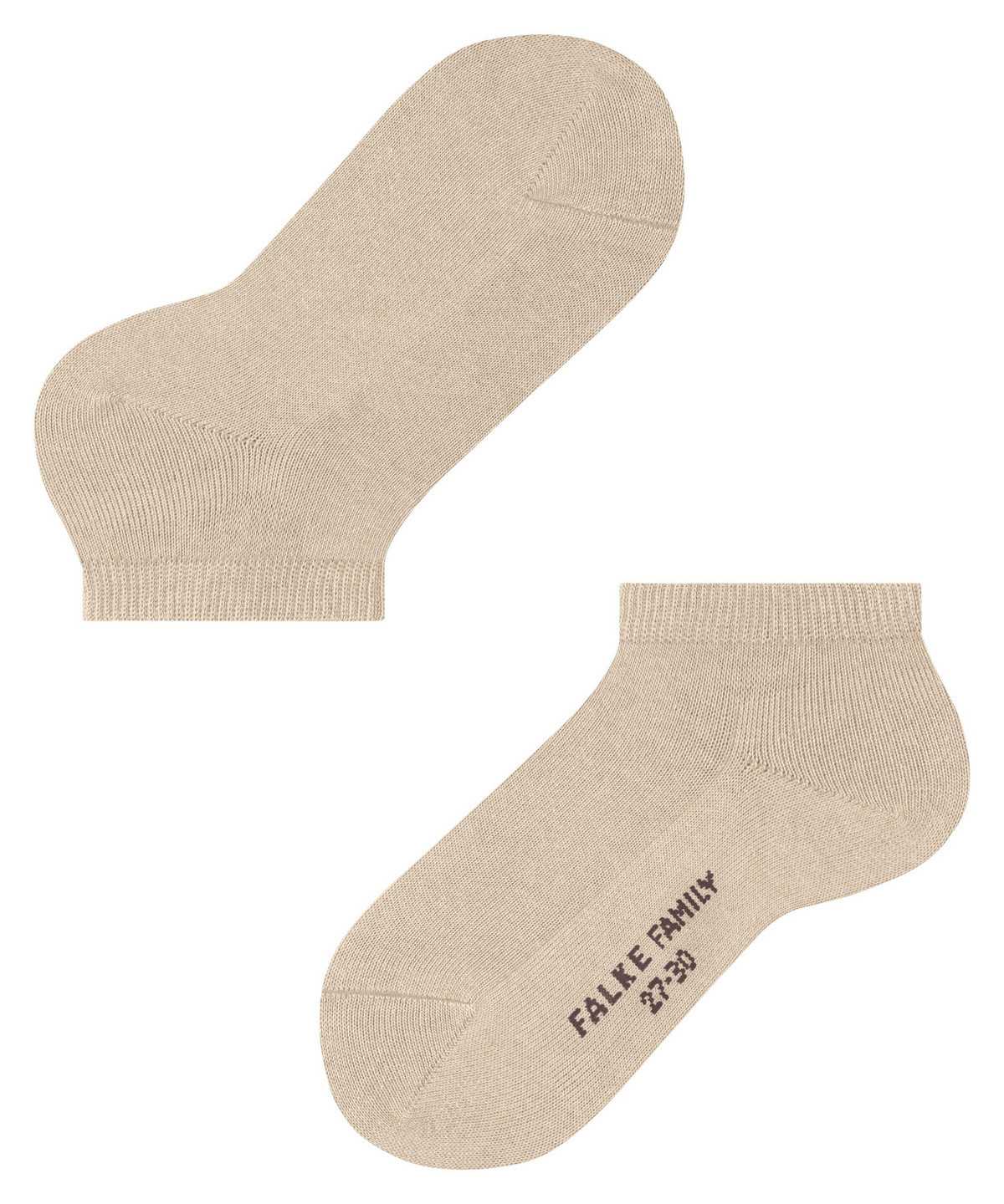 Dětské Ponožky Falke Family Sneaker socks Béžový | 7590NEKUW