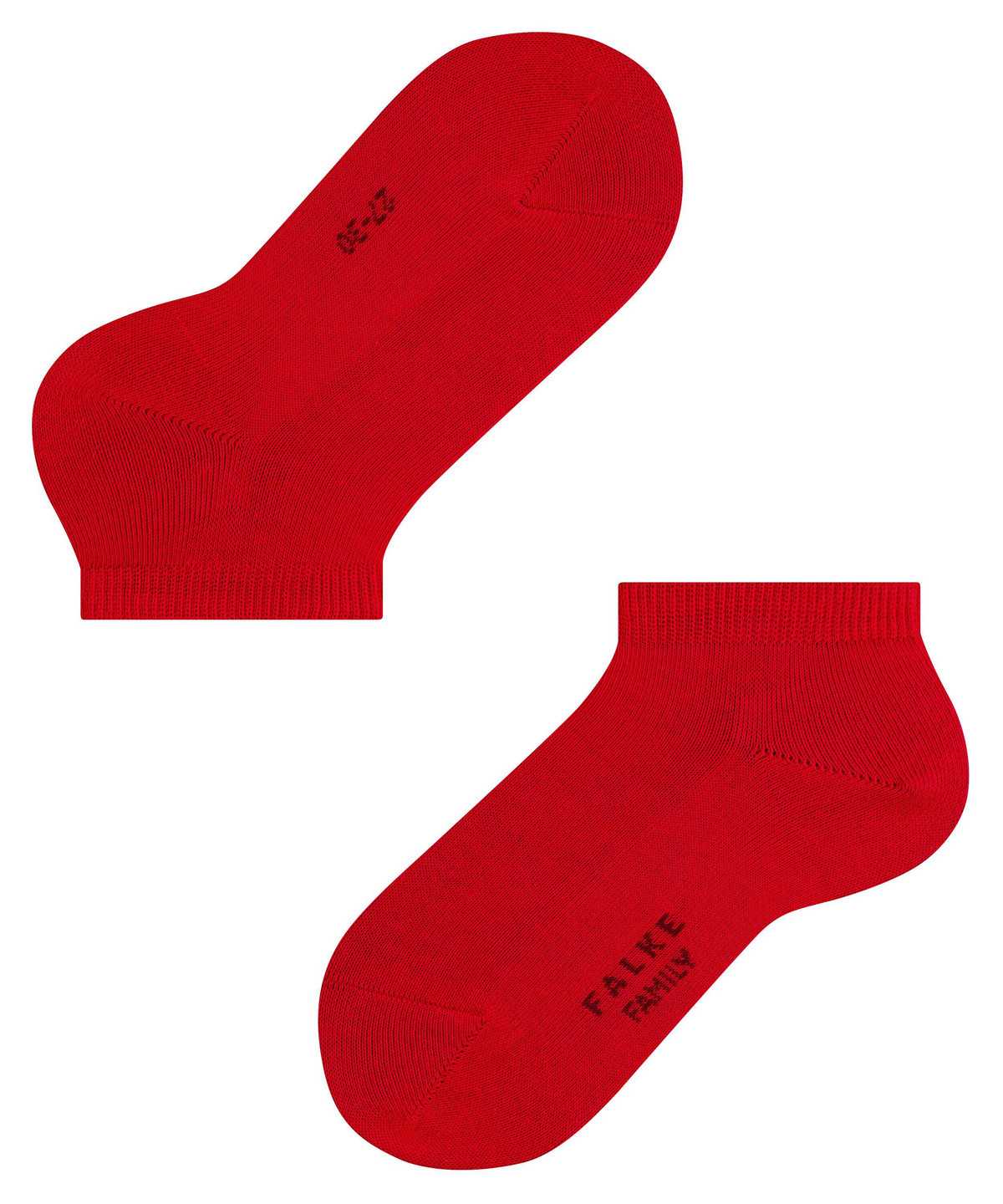 Dětské Ponožky Falke Family Sneaker socks Červené | 4695LQMUD