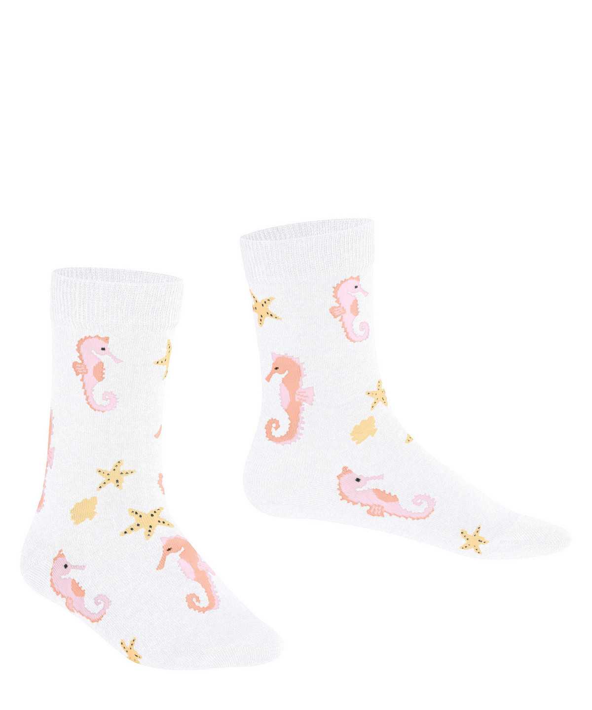 Dětské Ponožky Falke Lovely Seahorses Socks Bílé | 4839PCOHY