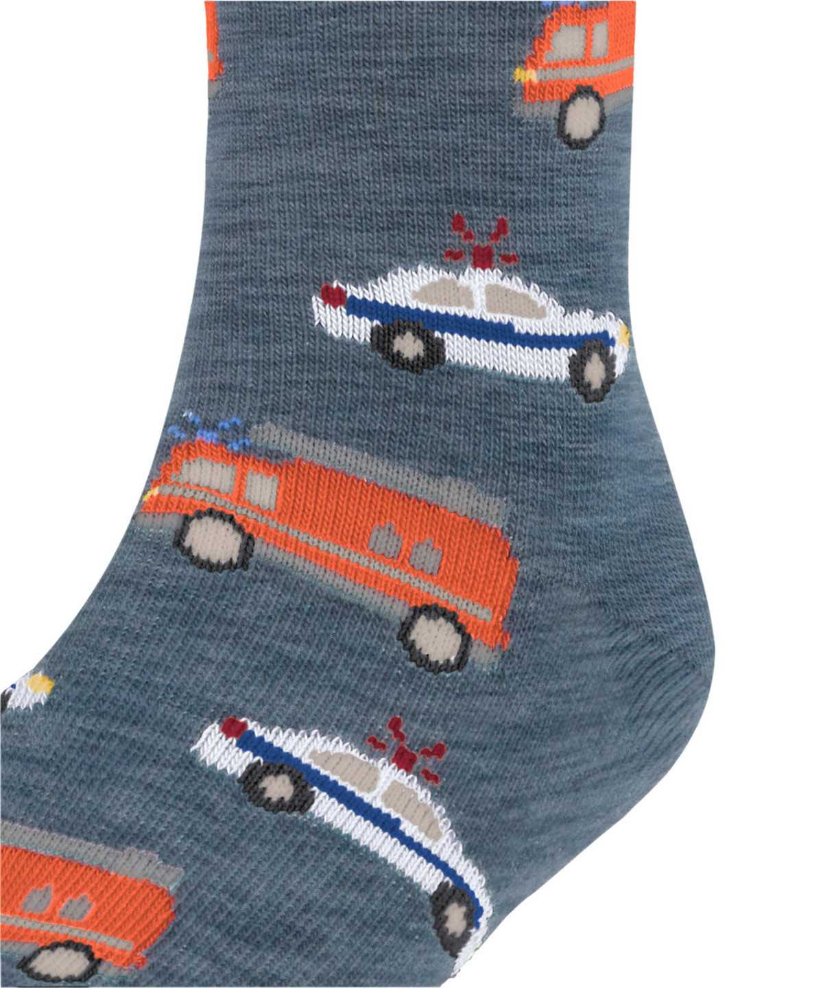 Dětské Ponožky Falke Police and Fire Cars Socks Blankyt | 9860GQVEC