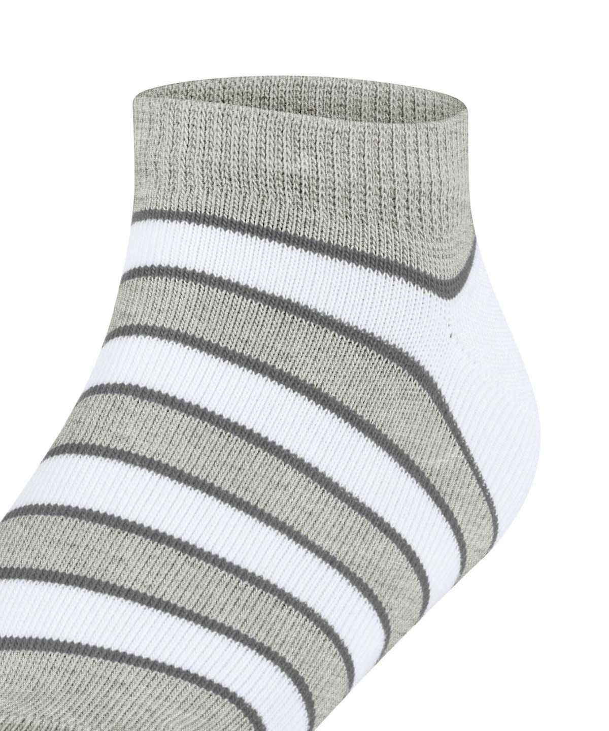 Dětské Ponožky Falke Simple Stripes Sneaker socks Šedé | 5034JGYSA