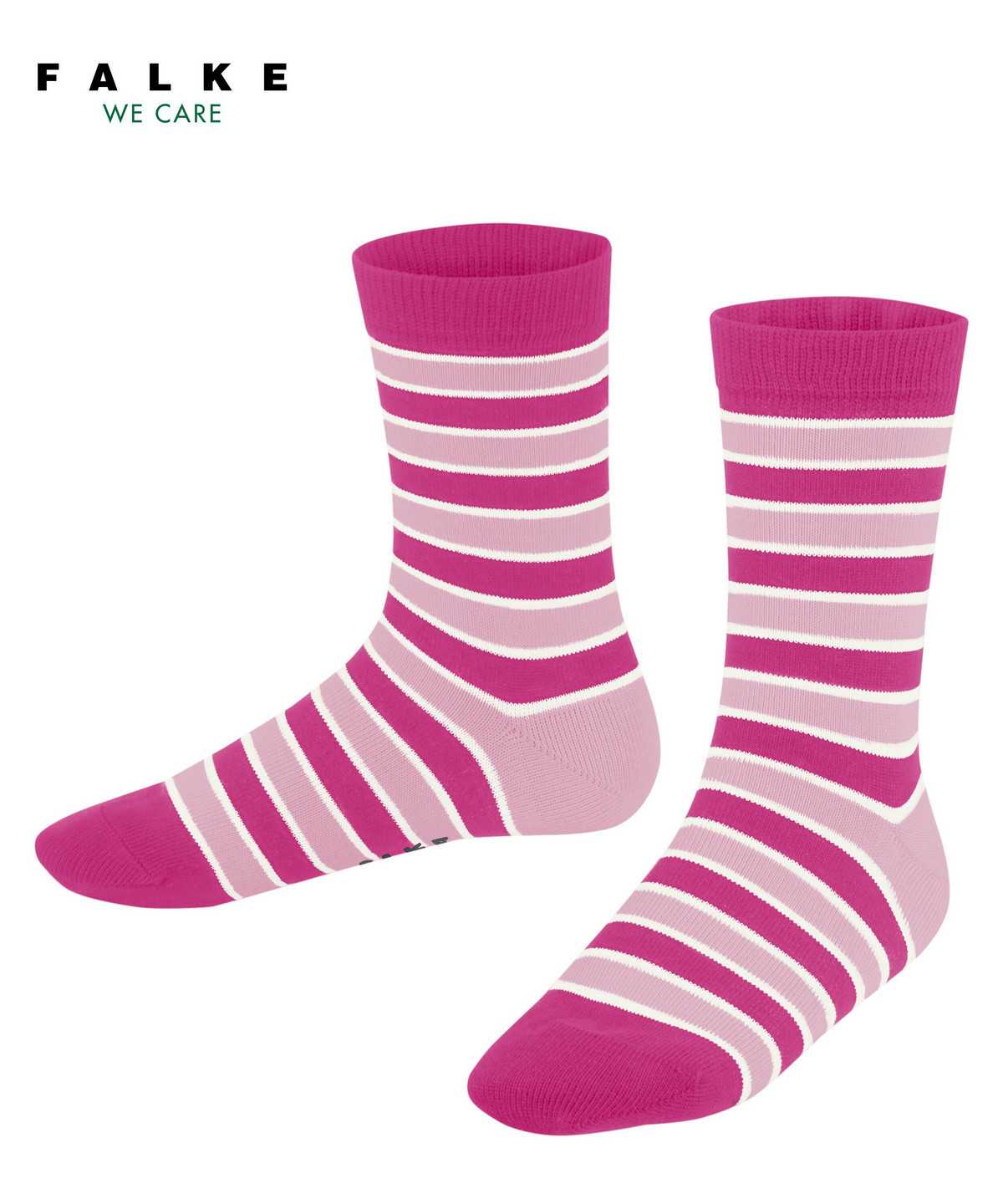 Dětské Ponožky Falke Simple Stripes Socks Růžové | 9502SHBME