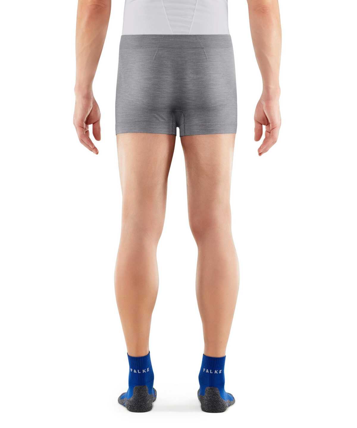 Pánské Boxer & Slips Falke Boxer Wool-Tech Light Šedé | 8350GIYAS