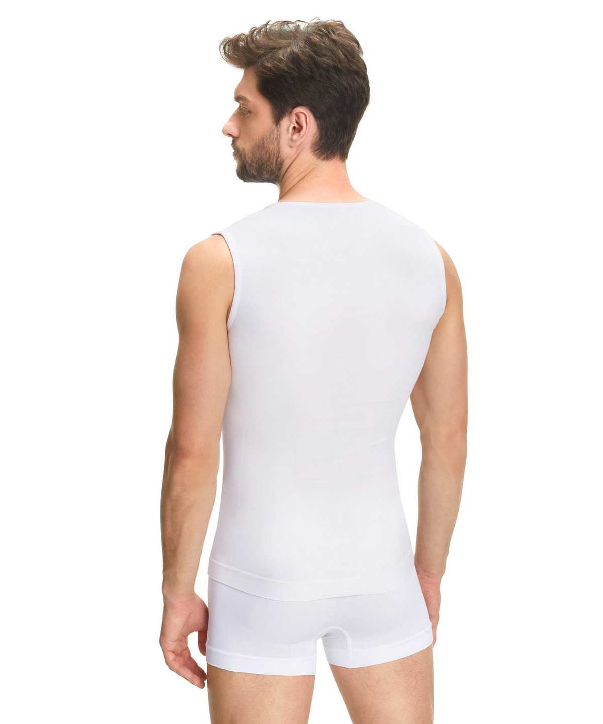 Pánské Functional Underwear Falke Singlet Warm Bílé | 3064STKJR