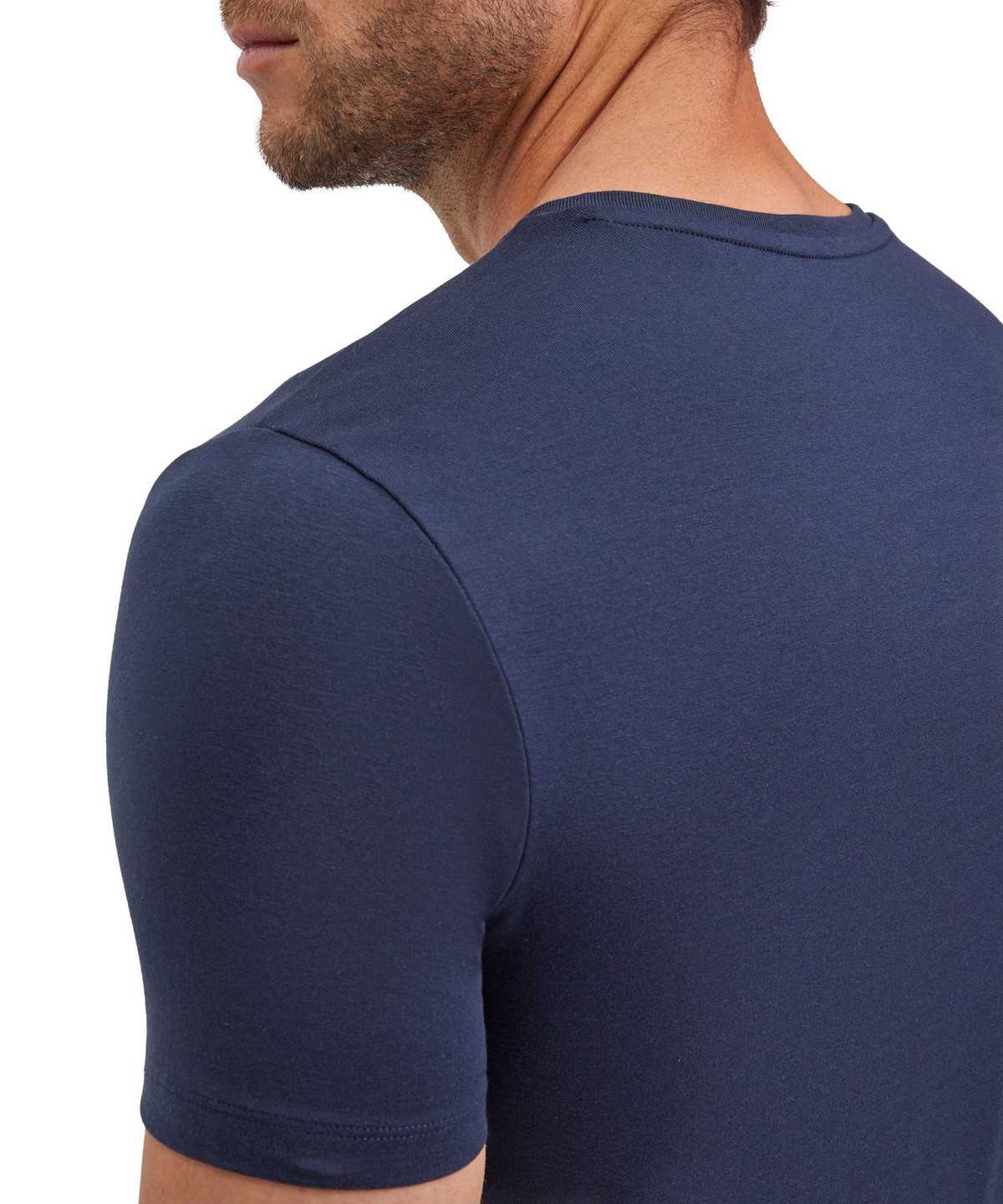 Pánské Košile S Krátkým Rukávem Falke 2-Pack T-Shirt V-neck Daily Comfort Šedé | 0561QXKIR